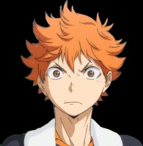 Orange Haired Anime Character Portrait hinata wallpaper