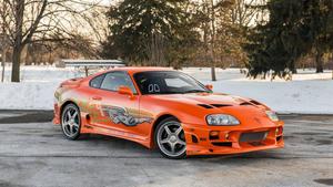 Orange Toyota Supra At Winter toyota supra wallpaper