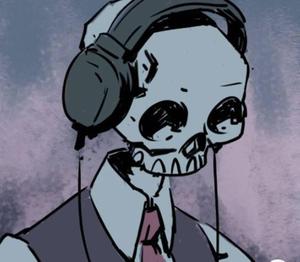 Oscar Zahn Skeleton Headphones Unique Cool PFP