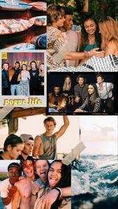 Outer Banks Cast Friendship outer banks wallpaper