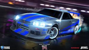 Outrun your opponents with speed and skill in Rocket League rocket league wallpaper