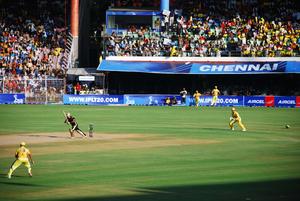 Outstanding CSK Background Featuring Mascot and Iconic Yellow Theme csk wallpaper