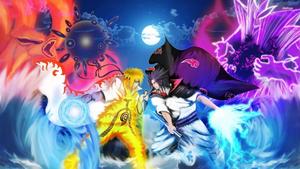 Overpowered Naruto And Sasuke naruto and sasuke wallpaper