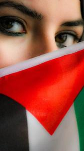 Palestine Flag And Human Eyes palestine wallpaper