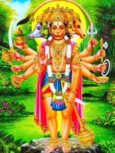 Panchamukhi Hanuman Hindu God god wallpaper