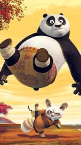 Panda And Raccoon Cartoon IPhone cartoon iphone wallpaper