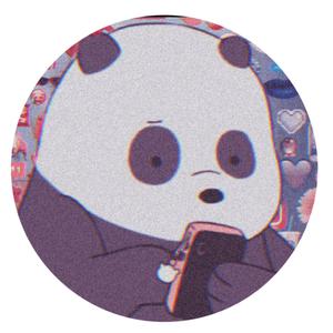 Panda Bear On Phone Instagram PFP instagram pfp wallpaper