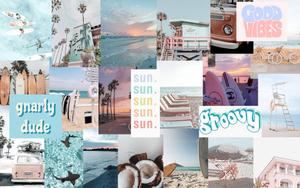 Pastel Aesthetic Summer Collage pastel aesthetic wallpaper
