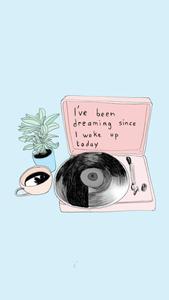 Pastel Aesthetic Turntable And Coffee pastel aesthetic wallpaper