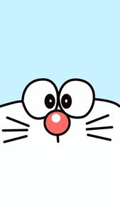 Pastel Blue Doraemon iPhone Digital Art doraemon iphone wallpaper