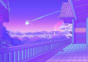 Pastel Purple House Shining Star pastel purple wallpaper