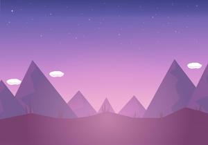 Pastel Purple Mountains Art pastel purple wallpaper
