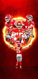 Patrick Mahomes Exhibiting His Game Spirit Wallpaper