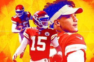 Patrick Mahomes in an Artwork patrick mahomes wallpaper