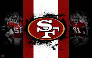 Patrick Willis and Deion Sanders Taking the San Francisco 49ers to Victory. Wallpaper