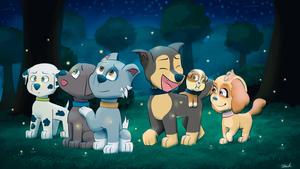 Paw Patrol Fanart paw patrol wallpaper