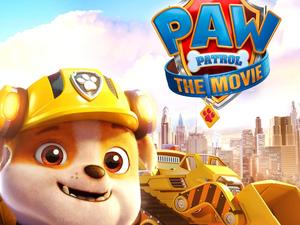 paw patrol the movie is shown on the screen paw patrol wallpaper