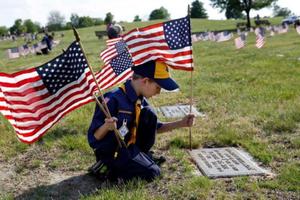 Paying our respects during Memorial Day memorial day wallpaper