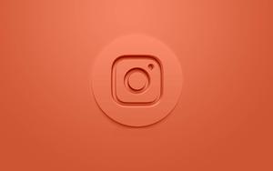 Peach Instagram Logo instagram wallpaper