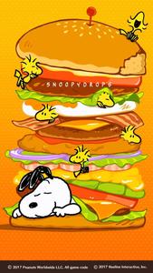 Peanuts - Snoopy rides around in a race car snoopy wallpaper