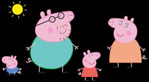 Peppa Pig and Family Enjoying Time Together peppa pig wallpaper