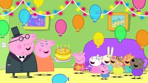 Peppa Pig Celebrates Her Birthday Party peppa pig wallpaper