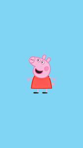 Peppa Pig enjoying a cool, sunny day! peppa pig wallpaper