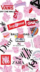 Peppa Pig Ready to Take On the World peppa pig wallpaper