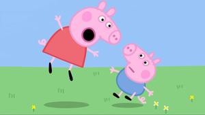 Peppa Pig screaming in shock peppa pig wallpaper
