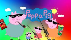 Peppa Pig, the Coolest Pig Around peppa pig wallpaper