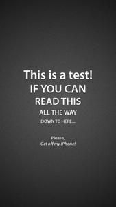 Personalize your lock screen with this stylish test image. lock screen wallpaper