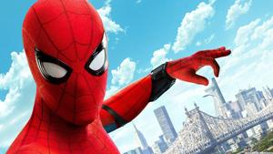 Peter Parker and The Avengers take on the world from the top of their tower Wallpaper