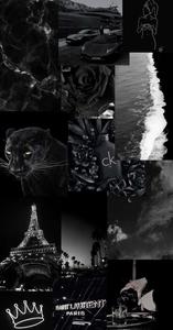 Photo Collage Black Aesthetic Background black aesthetic wallpaper