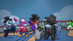 Photo  Suiting up for the next Among Us task Wallpaper