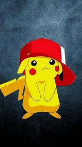 Pikachu Wearing Ash Hat Pokemon Iphone pokemon iphone wallpaper