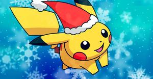 Pikachu With A Santa Hat Picture pikachu wallpaper