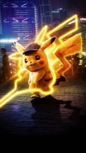 Pikachu With Yellow Lightning pikachu wallpaper