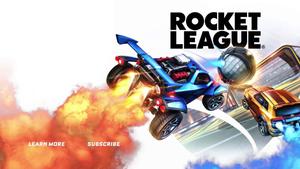 Pilot a car in a match of Rocket League rocket league wallpaper