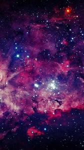 Pink Galaxy And Stars Phone phone wallpaper