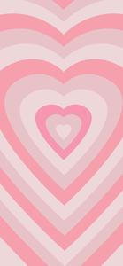 pink heart shaped wallpaper pink cool aesthetic wallpaper