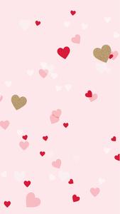 Pink Hearts Cute Aesthetic cute aesthetic wallpaper