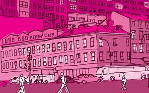 Pink Laptop Cartoon pink laptop wallpaper