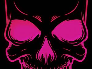 Pink Skull skull wallpaper