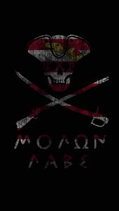 Pirate Skull With Letters Phone phone wallpaper
