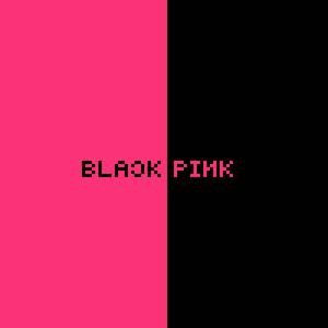 Pixelated Blackpink Logo blackpink logo wallpaper