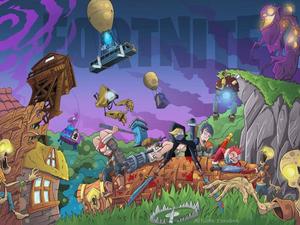 Playing Fortnite has never been more fun! Wallpaper