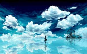 Pleasant Reflection Anime Scenery anime scenery wallpaper