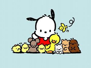 Pochacco And Animal Friends pochacco wallpaper