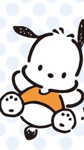 Pochacco In Orange Shirt pochacco wallpaper