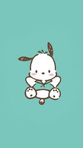 Pochacco In Turquoise Shirt pochacco wallpaper